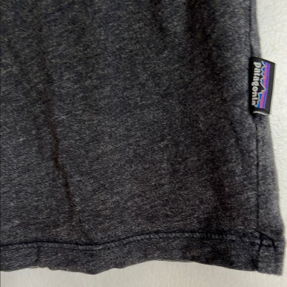 Patagonia Daily T Classic Cotton Dark Grey Men's T-Shirt - Picture 3 of 4